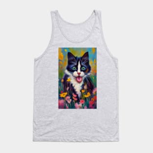 Cat Sticking Tongue Out 2 Tank Top